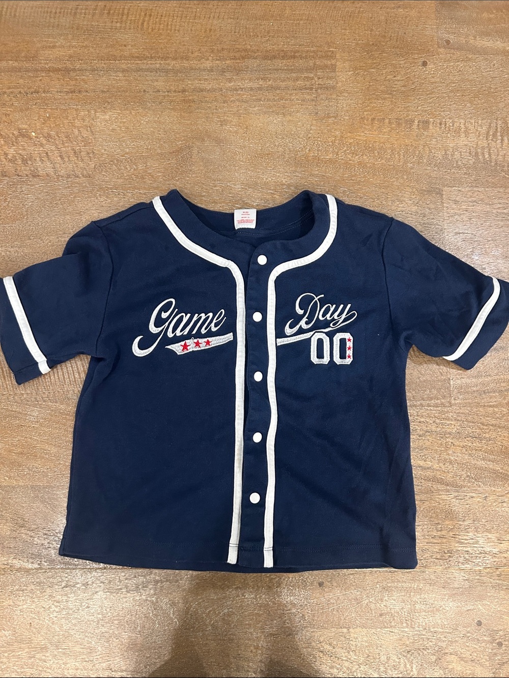 Youth Navy 'Game Day' Short-Sleeve Baseball Tee by
